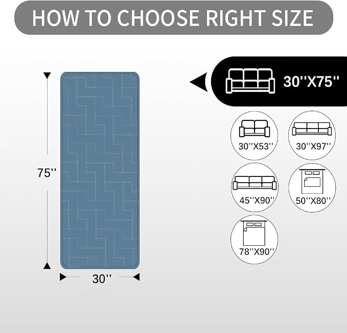 fuguitex Waterproof Dog Bed Cover Couch Cover for Pet Anti-Slip Cat Mat Pet Pad Blanket for Sofa Chair Recliner Bed Furniture Protrctor - Image 7