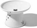 Necoichi Ceramic Extra-Wide Elevated Cat Food Bowl (Cat, Extra Wide) by NECOICHI