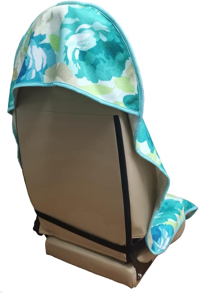 Car Seat Cover Protector Front Seats,for Gym Workout,Running,Swimming,Beach and Hiking,Waterproof Sweat Towel Bucket Seat Covers for Cars SUV Trucks (Chrysanthemum, 2Pcs) - Image 6