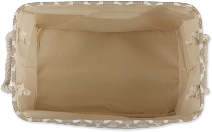 Bone Dry 6192 Pet Storage Collection Lattice Paw Print, Large Rectangle, Stone - Image 2