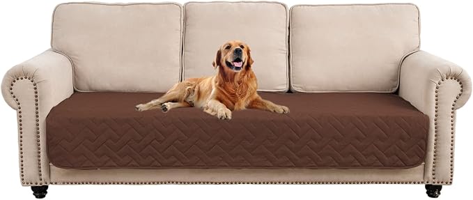 fuguitex Waterproof Dog Bed Cover Couch Cover for Pet Anti-Slip Cat Mat Pet Pad Blanket for Sofa Chair Recliner Bed Furniture Protrctor by fuguitexHome