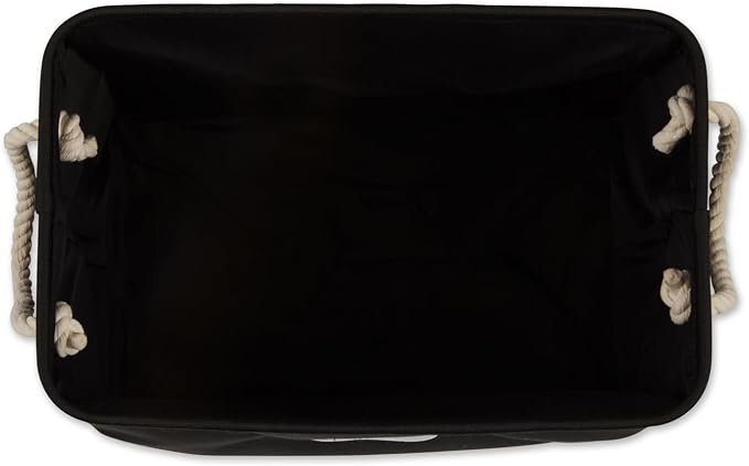 Bone Dry Pet Storage Collection Collapsible Bin, Black, Medium Rectangle - Image 3