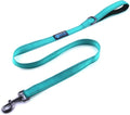 Max and Neo Small Dog Leash - Reflective Nylon, Donates to Dog Rescue (Teal, 4x5/8) by MaxandNeo