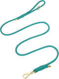 5FT Dog Leash 5/16 inch Puppy Cat Rope Lead | Marrs Green, with Anti-tangle Swivel Clip, Comfortable Non-slip Grip Handle, Ideal for Daily Walks, for Small Medium Dogs by Sunraymascota
