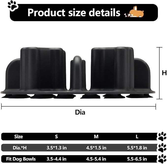 Soft Silicone Anti-Choking Puzzle Dog Bowl Insert, Anti-Slip Slow Down Eating Feeder, Compatible with Regular Elevated Dog Bowls - Image 5