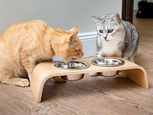 HB 2.5 Cups Stainless Steel Dog and Cat Bowls Small - 6.2" Diameter | fits Raised Pet Feeders with Opening 5.4"- 5.8" (2-Pack) - Image 5