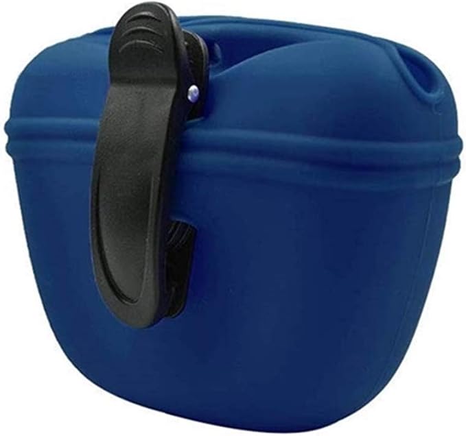 RoyalCare Silicone Dog Treat Pouch-Small Training Bag-Portable Dog Treat Bag for Leash with Magnetic Closure and Waist Clip[US Design Patent] by RoyalCare