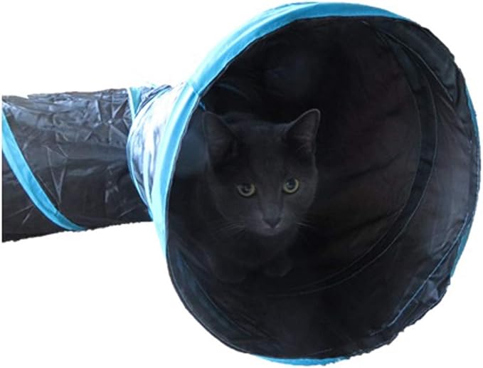 Premium 3 Way Cat Tunnel. Extra Large 12 Inch Diameter and Extra Long. A Big Collapsible Play Toy. Wide Pet Tunnel Tube for Other Pets Too! - Image 5