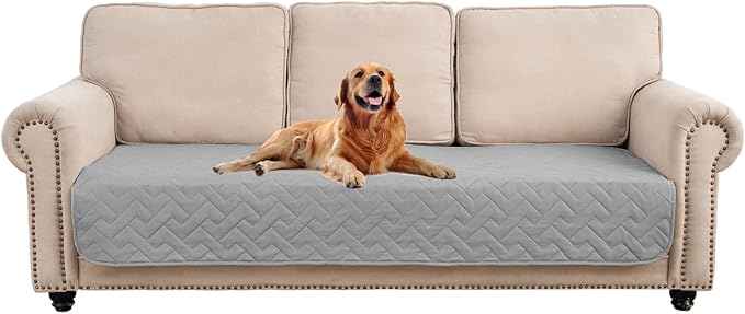 fuguitex Waterproof Dog Bed Cover Couch Cover for Pet Anti-Slip Cat Mat Pet Pad Blanket for Sofa Chair Recliner Bed Furniture Protrctor by fuguitexHome