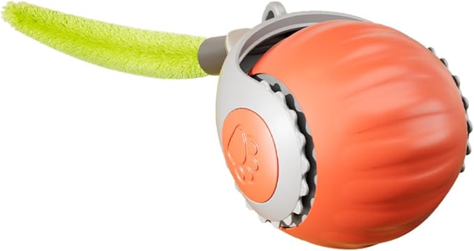 Interactive Cat Toy for Indoor Cats, Two Speed Smart Automatic Cat Toy Moving Ball with Tail, Rechargeable Motion Activated Cat Toys for Bored Indoor Adult Cats (Adapter Not Included) - Image 7