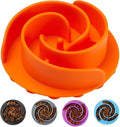 Slow Feeder Dog Bowls Insert, Animire Soft Silicone Slow Eating Dog Food Bowl for Small, Medium and Large Dogs, Compatible with Regular and Elevated Bowls by Animire