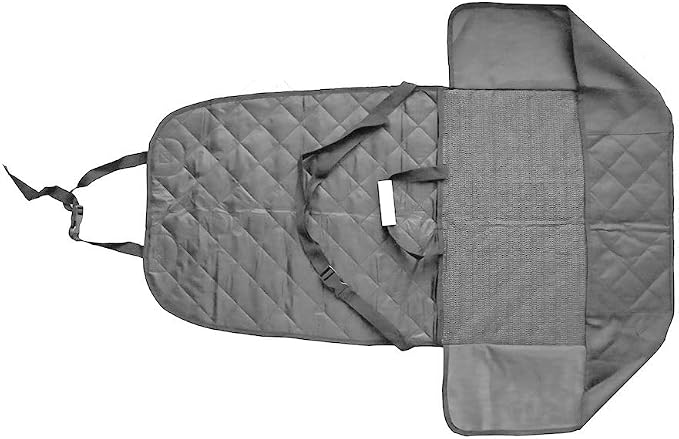 HONEST OUTFITTERS Dog Car Seat Covers, Pet Front Cover for Cars, Trucks, and Suv's - Waterproof & Nonslip Dog Seat Cover(Gray) - Image 4