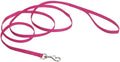 Coastal Pet Single-Ply Dog Leash - Sturdy Pet Leash - Comfortable & Stylish - Resists Fraying - Vibrant & Fade-Resistant Color - Pink Flamingo, 3/8" x 6' by CoastalPet