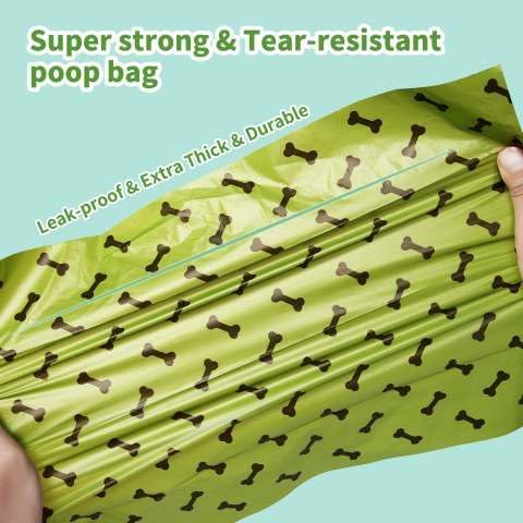 Dog Poop Bags with Dispenser | Leak Proof, Pet Waste Bags - Image 5
