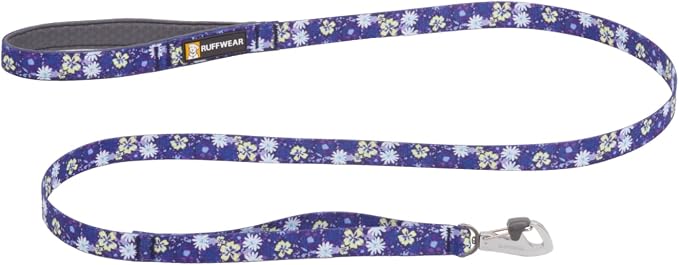 Ruffwear, Front Range Dog Leash, 5 ft Lead, Wildflower | Light & Strong Lockable Swivel Crux Clip, Padded Handle, Durable Webbing, Traffic Handle & Accessory Loop for Everyday Walks by RuffwearInc