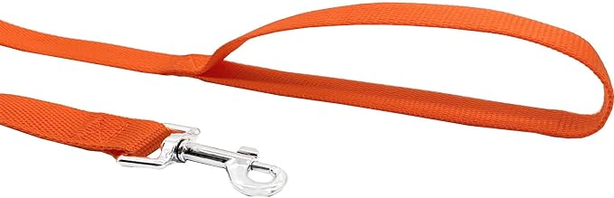 Nylon Training Dog Leash for Small Medium Large Dogs, 15ft 20ft 30ft 50ft Long Leash Dog/Puppy Lead for Obedience Recall Training, Camping (50ft, Orange) - Image 4