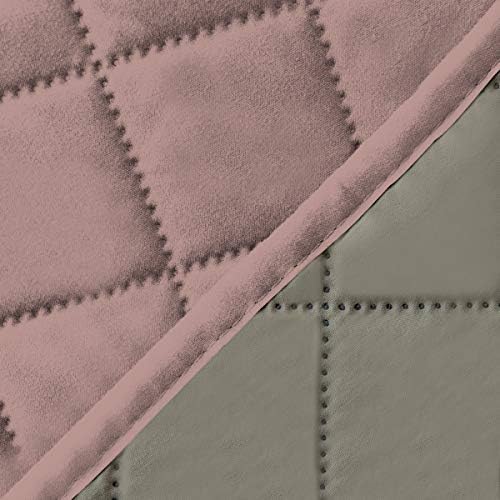 Easy-Going Reversible Couch Cover, 4 Seater Sofa, XX-Large Sofa, Pink/Beige | Machine Washable Slipcover For Dogs, Water Resistant Furniture Mat For Living Room, Non-Slip Sofa Cover, Pet Friendly - Image 6