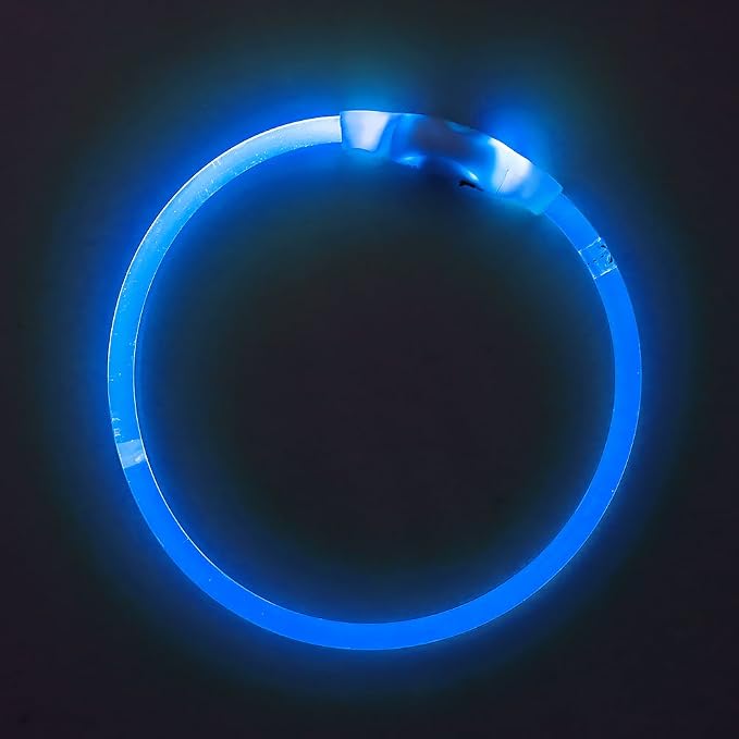 Light Up Dog Collar - 360° Visible Rainproof LED Dog Collar Rechargeable - TPU Cuttable Glowing Pet Collar for Small Medium Large Dogs - Safety Dog Lights for Night Walking& Camping (Blue 70cm) - Image 9