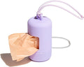 Wild One Dog Poop Bag Holder and Dispenser with Leash Attachment, Leak Proof, Easy Twist Top for Refills, Includes 1 Roll Bags, Lilac by WildOne