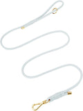 5FT Dog Leash 5/16 inch Puppy Cat Rope Lead | Light Blue, with Anti-tangle Swivel Clip, Comfortable Non-slip Grip Handle, Ideal for Daily Walks, for Small Medium Dogs by Sunraymascota