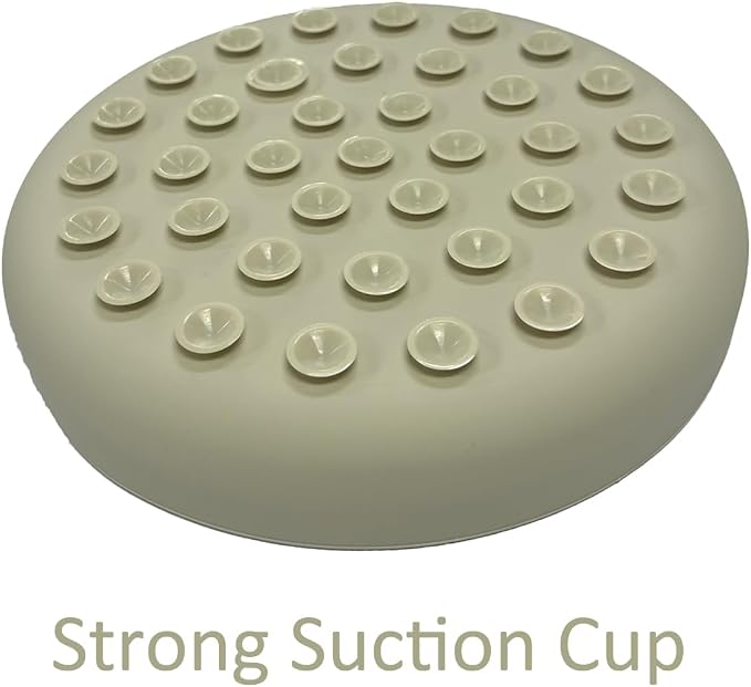 Slow Feeder Bowls for Dogs and Cats, 7.9inch Slow Down Bowl with Suction Cups, Puzzle Pet Bowls Non-Slip Design Dishwasher Microwave Safe (Beige) - Image 4
