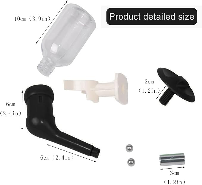 Andiker No-Drip Dog Water Dispenser Bottle-Dog Kennel Cage Water Dispenser Water Drinker Kettle for Pets can be Raised and Lowered Drinking Water Feeding Cage Water Bottle for Dogs (Black) - Image 2