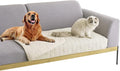 Tcksstex Waterproof and Anti-Slip Dog Bed Cover and Pet Blanket Sofa Pet Bed Mat ，car Incontinence Mattress Protectors Furniture Couch Cover for Most Cats Dogs, Pets（30x70-Ivory） by TcksstexFauxFurDogBedCover
