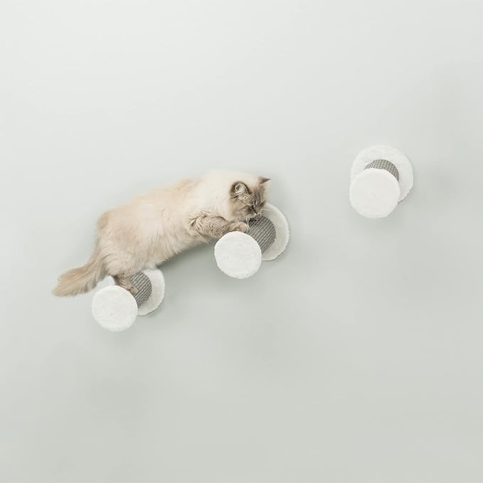 Trixie Wall Mount XXL Cat Climbing Steps, Cat Furniture, Scratching Post, 3pcs, Gray - Image 7