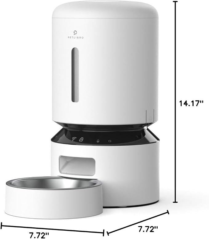 PETLIBRO Automatic Cat Feeder, 5G WiFi Automatic Dog Feeder with Freshness Preservation, 5L Timed Cat Feeders with Low Food Sensor, Up to 10 Meals Per Day, Granary Pet Feeder for Cats/Dogs - Image 10