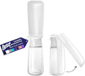 WePet Foldable Portable Dog Water Bottle Puppy Water Dispenser with Drinking Feeder, 19 OZ, High-Temperature Resistant Leak Proof for Pets Outdoor Walking, Hiking, Travel, Food Grade Plastic BPA Free by WePet