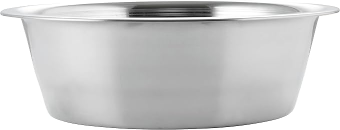 Pet Feeder Stainless Steel Dog Bowls Replacement 8" Diameter 2-Pack | Food Bowl, Water Metal Bowls 7 Cups for Raised Feeder with Opening 7.5"- 8" - Image 6
