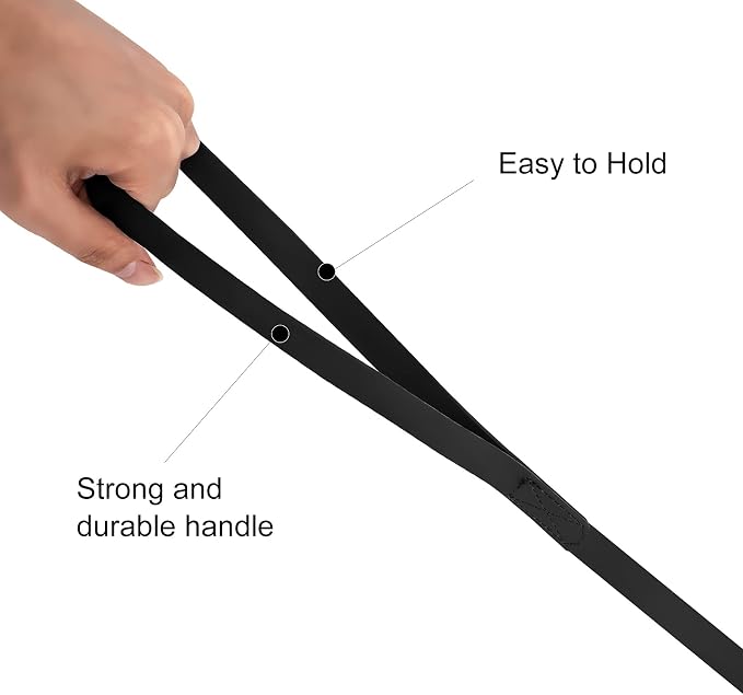 Waterproof Long Leash Durable Dog Recall Training Lead Great for Outdoor Hiking, Training, Yard, Beach and Swimming (Black, 10ft) - Image 4