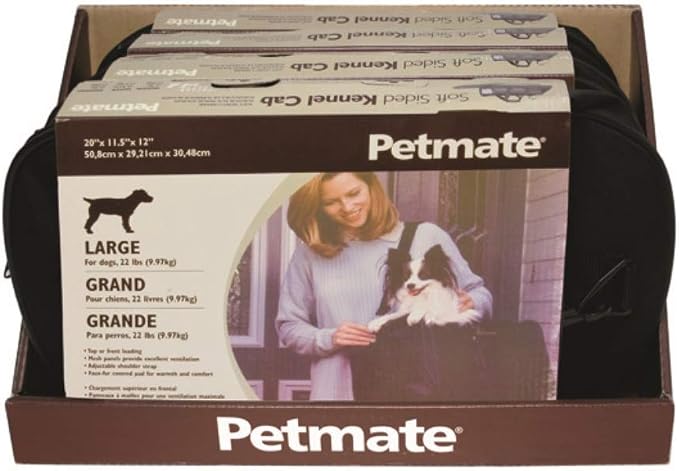 Petmate Soft-Sided Kennel Cab Pet Carrier, Black, for Dogs and Cats Up to 15 Pounds (Pack of 3) - Image 5
