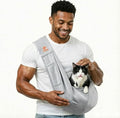 Tomkas Dog Cat Carrier Sling Classic Pocket & Classic Strap(S,Grey) by TomkasFORTHELOVEOFPALS