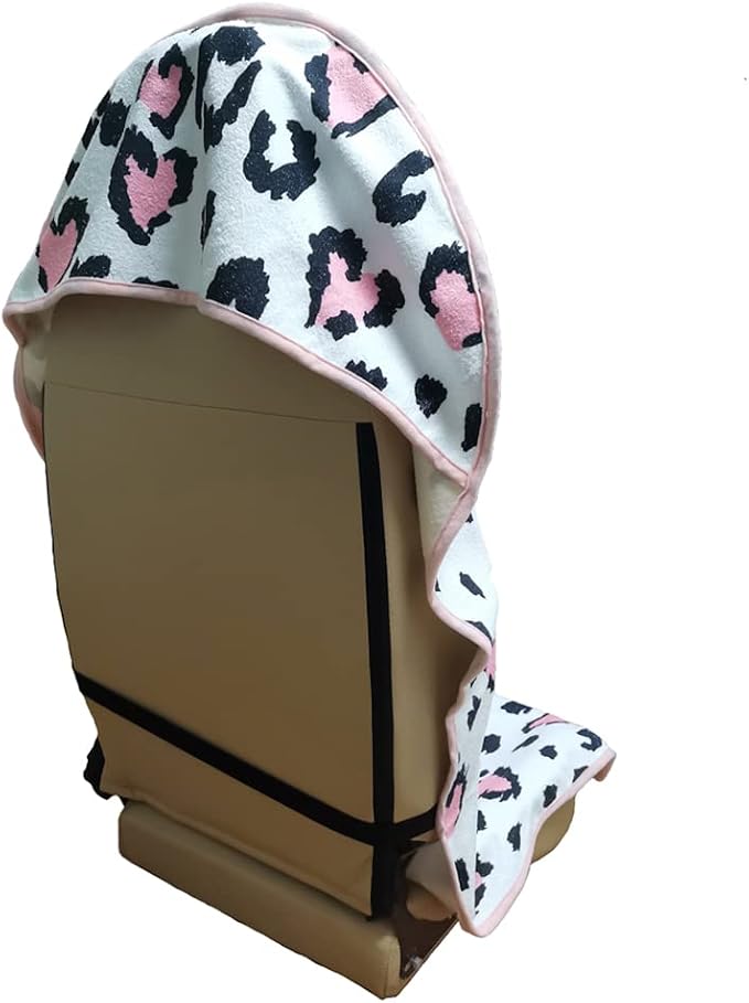 Car Seat Cover Protector Front Seats,for Gym Workout,Running,Swimming,Beach and Hiking,Waterproof Sweat Towel Bucket Seat Covers for Cars SUV Trucks (Leopard Print, 1Pcs) - Image 6