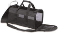 Petmate Kennel Cab Soft-Sided Dog & Cat Carrier, up to 10lbs, 17in, Black | Travel Carrier for Pets up to 10 lbs, Ideal for Small Dogs and Cats on the Go by Petmate