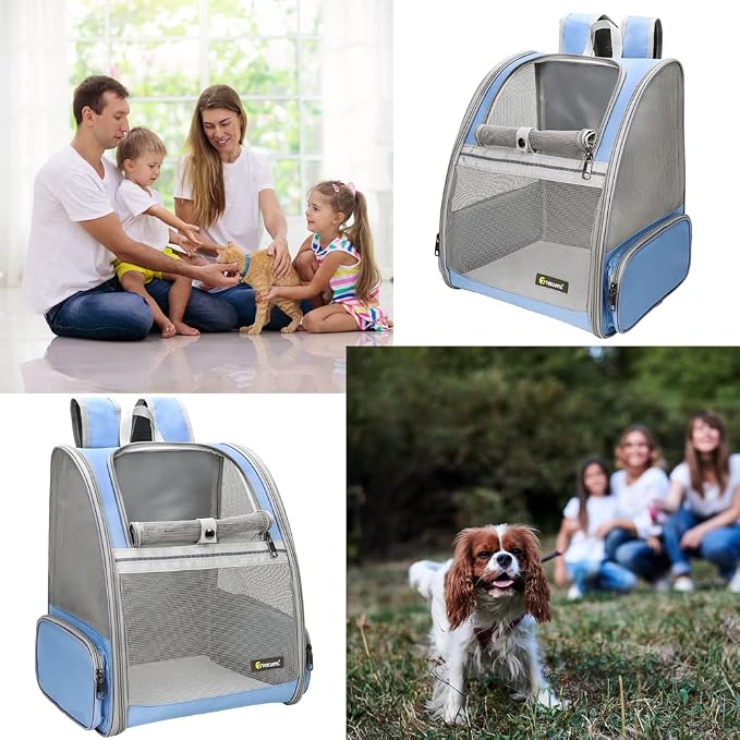 Texsens Innovative Traveler Bubble Backpack Pet Carriers for Cats and Dogs - Image 6