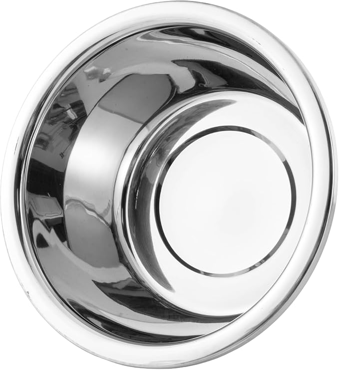 Dog Bowl, Stainless Steel for Mid-Large Breeds, 8 x 3.6in, 64-oz Capacity | 8-inch Diameter, Replacement Food Feeder Bowl, Clean Stainless, SUS 304 - Image 4