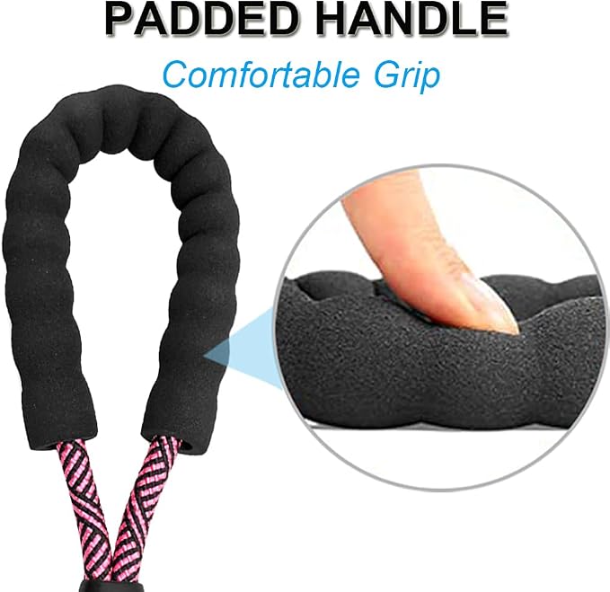 Short Dog Leash 18 Inch Rope Traffic Leash with Padded Dog Handle | 1.5FT Dog Lead 1/2” Strong Nylon Tab for Medium Large Dogs Training Walking (Pink) - Image 4