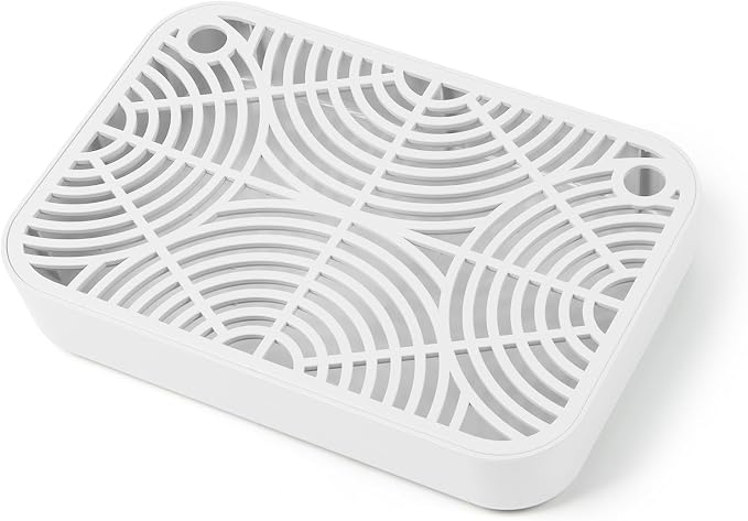 Cat Litter Box Step Non-Slip Cat Step with Filter Function,White | Double Layer Litter Box Ramp for Kitten & Elderly Cats, Litter Catcher for Automatic Cat Litter Box, Easy to Clean - Image 8