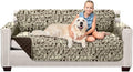 Sofa Shield® Couch Sofa Slip Cover with Strap, Chocolate Dog Pattern | Reversible Furniture Protector, Stain and Tear Resistant Cushion Cover, Machine Washable Slipcover for Pets, Cats 70 inch by SofaShield
