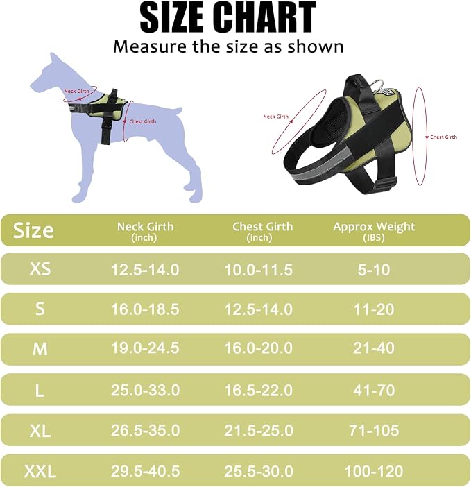 Dog Harness, No-Pull Reflective Dog Vest, Breathable Adjustable Pet Harness with Handle for Outdoor Walking - No More Pulling, Tugging or Choking - Image 4