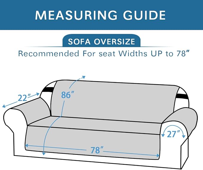 H.VERSAILTEX Reversible Couch Cover for 3 Cushion Couch Water Resistant Sofa Cover Seat Width Up to 78" Washable Furniture Protector Cover for Dogs/Cats/Pets(Oversized Sofa, Red/Tan) - Image 2