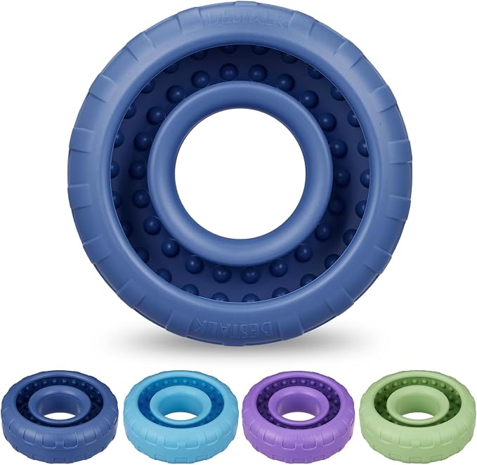 Dog Enrichment Lick Bowl, Bestalk Slow Feeder Lick Mat for Dogs, Freeze Puzzle Licking Bowl for Anxiety Relief, BPA Free Silicone, Dishwasher Safe(Dark Blue,S) by BESTALK