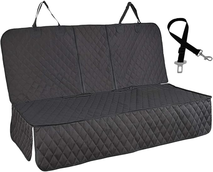 Honest Dog Car Seat Covers, Dog seat Cover with Side Flap for Cars, Trucks, and Suv's - Waterproof & Nonslip Pet Seat Cover for Backseat by HONESTOUTFITTERS