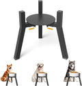 Elevated Dog Bowl Stand for Large Dogs with Tray, Adjustable Width 7-10.6", Raised Food Water Bowl Stand, Bowl NOT Included by TIDANT