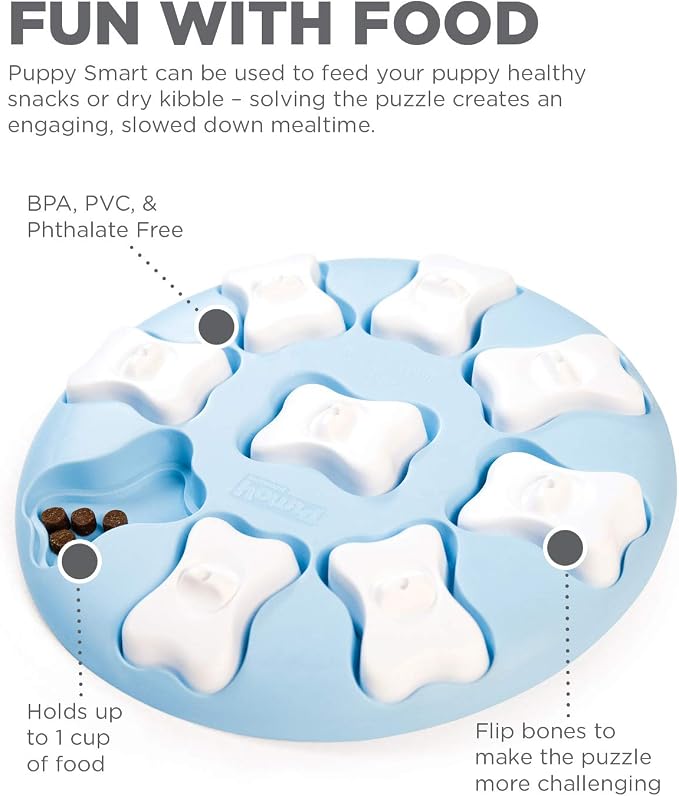 Outward Hound Nina Ottosson Puppy Tornado Dog Puzzle Interactive Treat Puzzle Dog Enrichment Dog Toy for Puppies, Level 2 Intermediate, Pink - Image 4