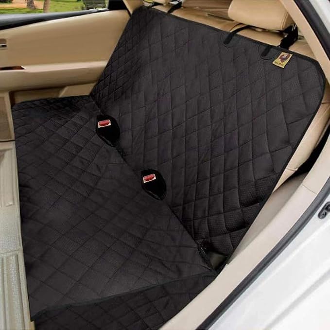 Bark Lover Dog Back Seat Cover Protector, Waterproof Dog Car Seat Covers, Nonslip Backseat Protection for Dogs and Kids, Compatible Pet Car Seat Cover for Cars & Midsize SUVs by BarkLover