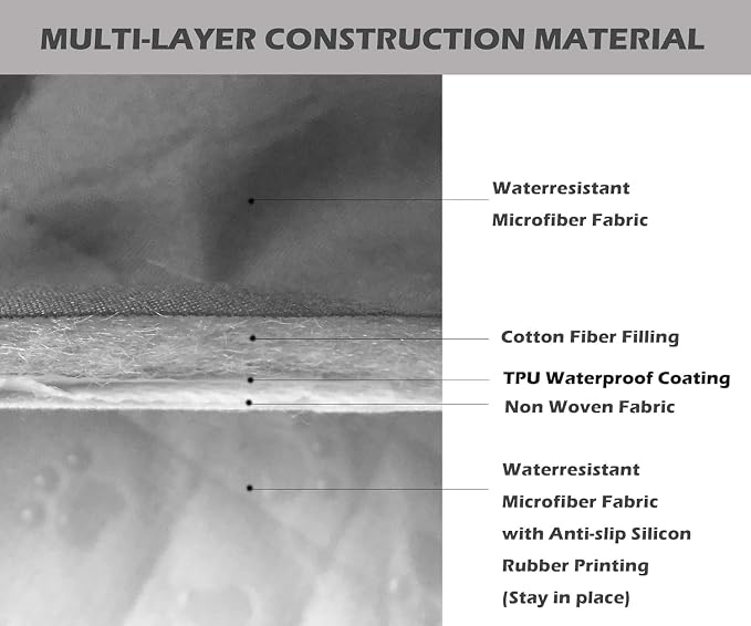 Ameritex Waterproof Nonslip Recliner Cover Stay in Place, Dog Chair Cover Furniture Protector, Ideal Recliner Slipcovers for Pets and Kids (Camel, 23") - Image 5