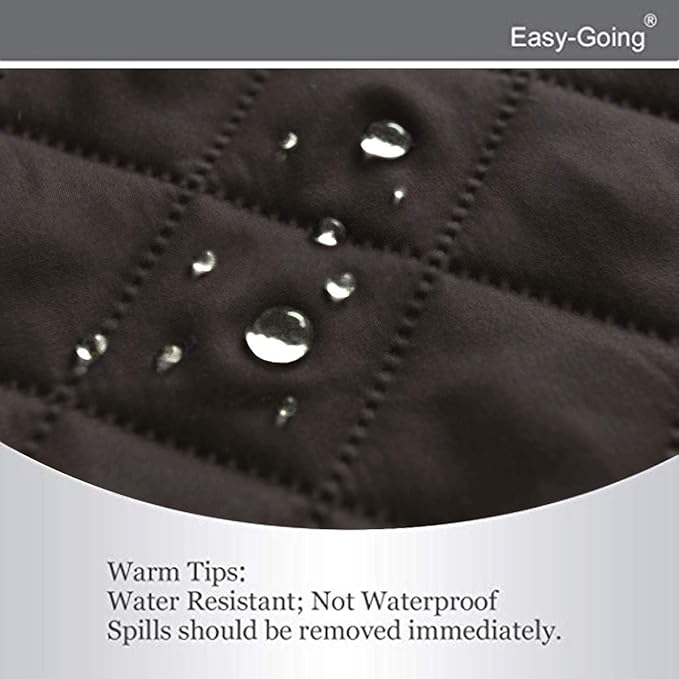Easy-Going Reversible Couch Cover, Small Chair, Chocolate/Chocolate | Machine Washable Slipcover For Dogs, Water Resistant Furniture Mat For Living Room, Non-Slip Sofa Cover, Pet Friendly - Image 4